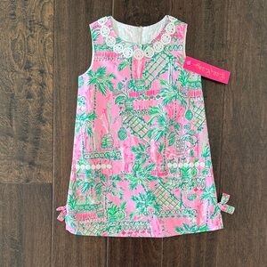 NWT Tropical Pink little Lilly Classic shift mandevilla baby always worth it